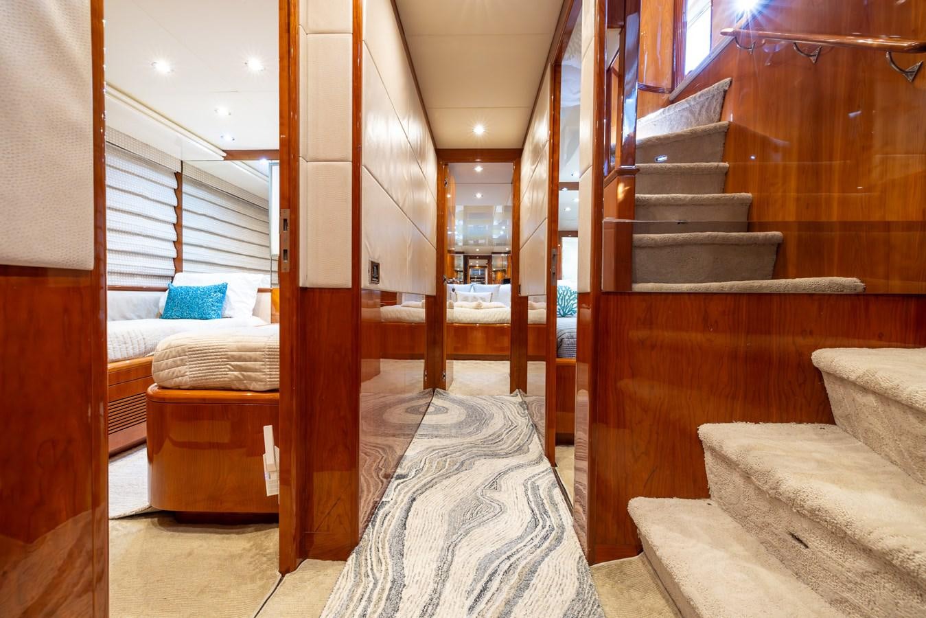 a room with bunk beds aboard ENDLESS SUN Yacht for Sale