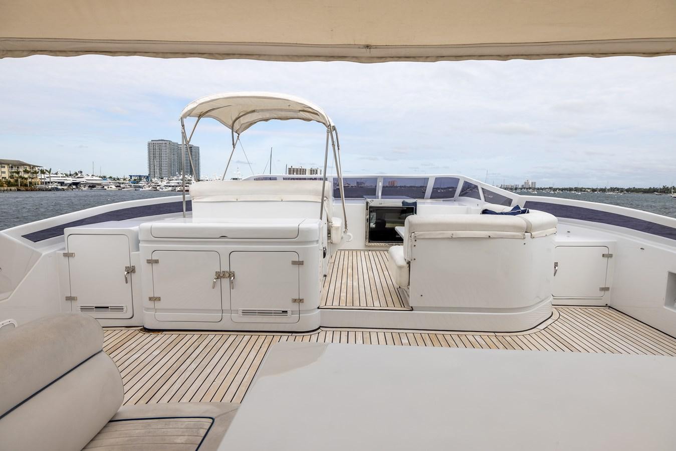 a boat on a deck aboard ENDLESS SUN Yacht for Sale