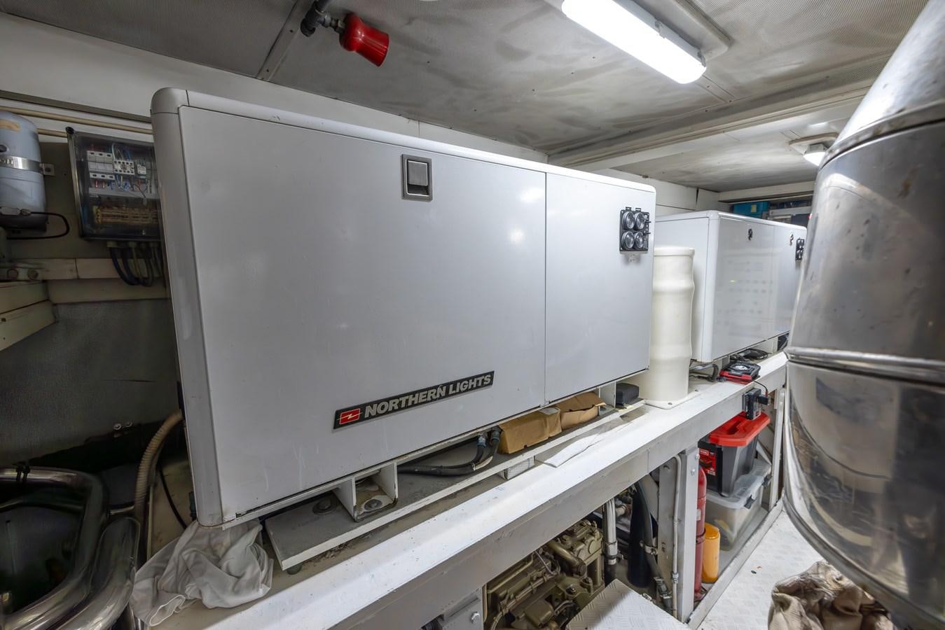 a machine in a room aboard ENDLESS SUN Yacht for Sale