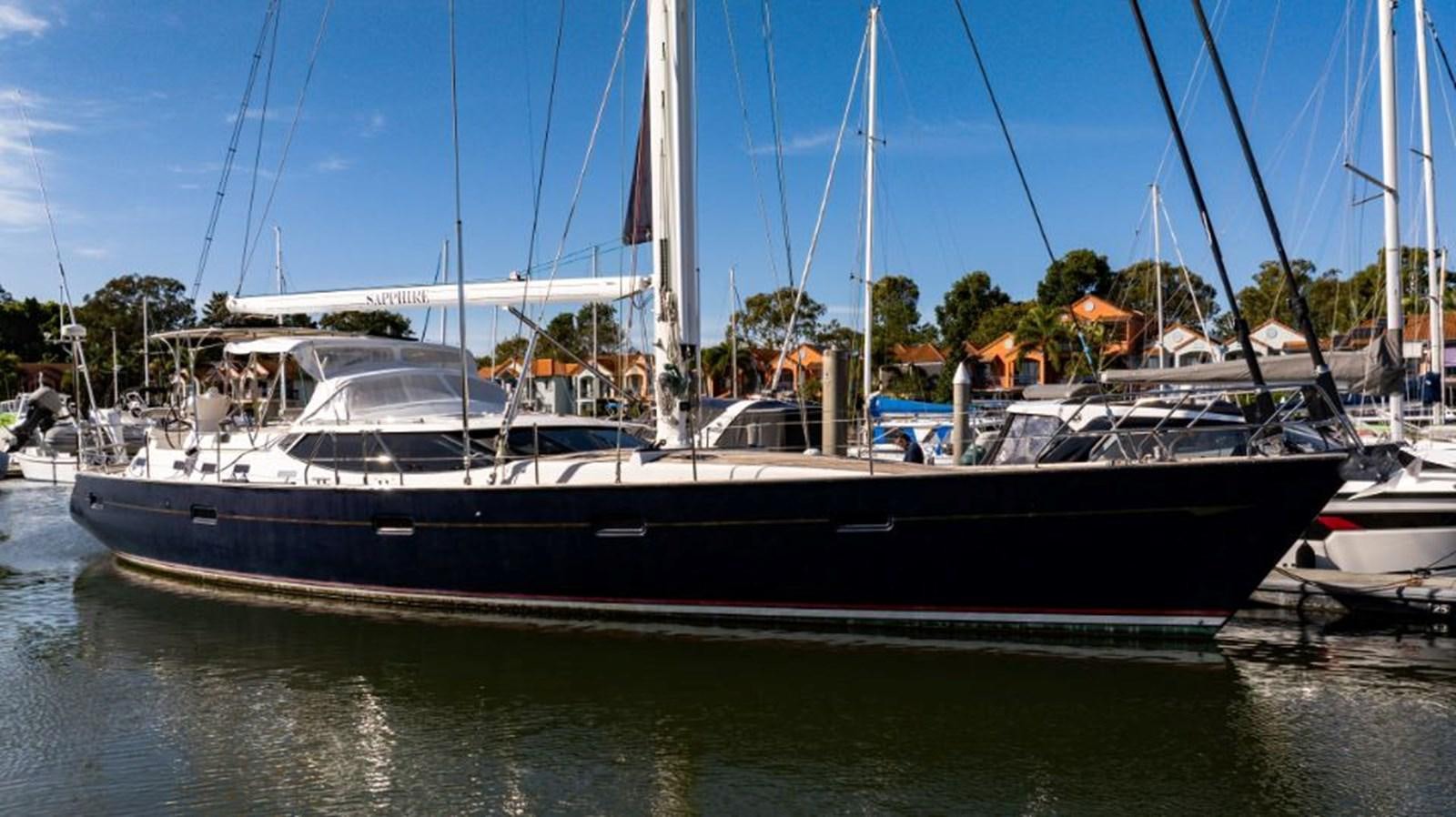 a boat in the water aboard SAPPHIRE II OF LONDON Yacht for Sale