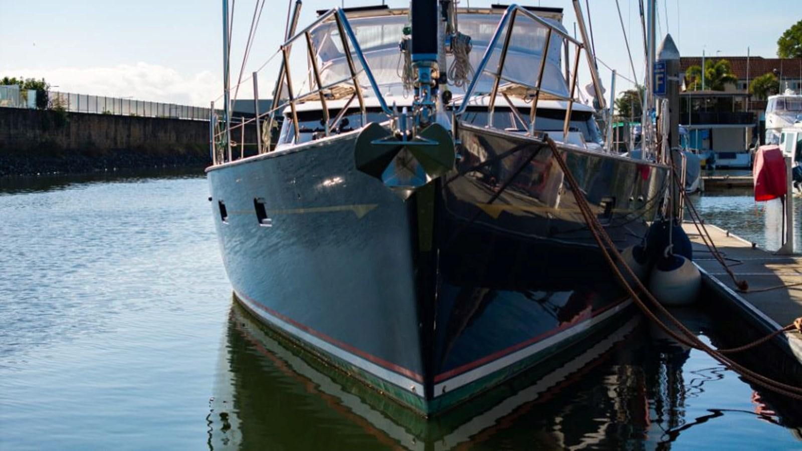 a boat docked at a pier aboard SAPPHIRE II OF LONDON Yacht for Sale