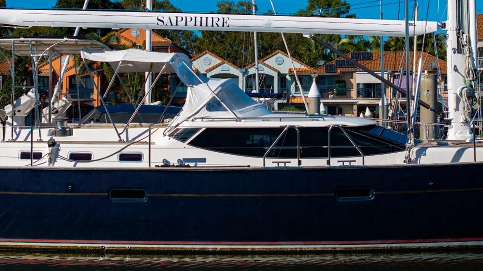 a boat on a trailer aboard SAPPHIRE II OF LONDON Yacht for Sale