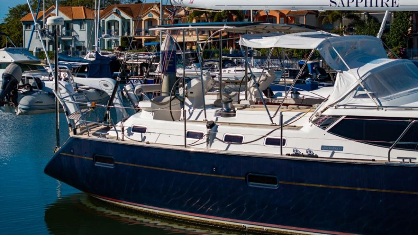 a group of boats are parked in a harbor aboard SAPPHIRE II OF LONDON Yacht for Sale
