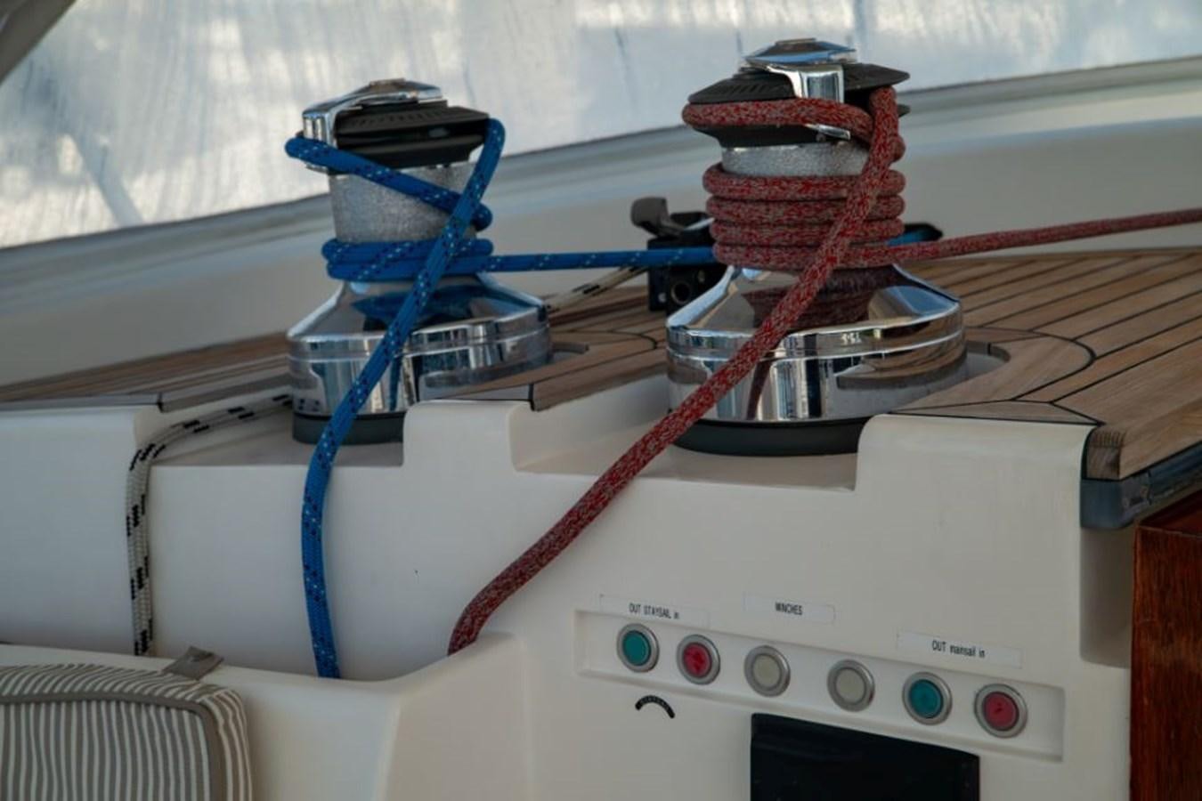 a machine with a blue strap aboard SAPPHIRE II OF LONDON Yacht for Sale