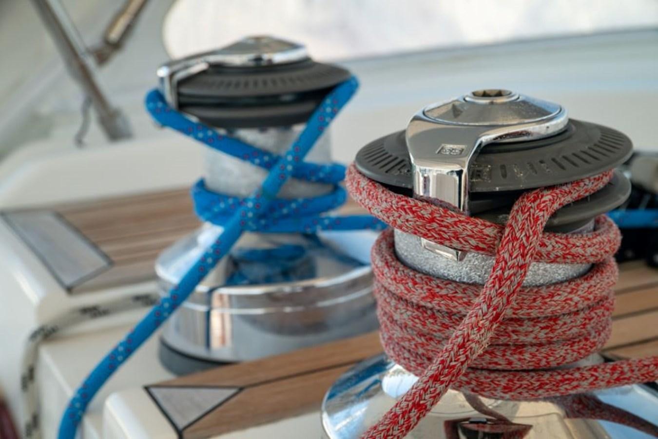 a pair of headphones on a table aboard SAPPHIRE II OF LONDON Yacht for Sale