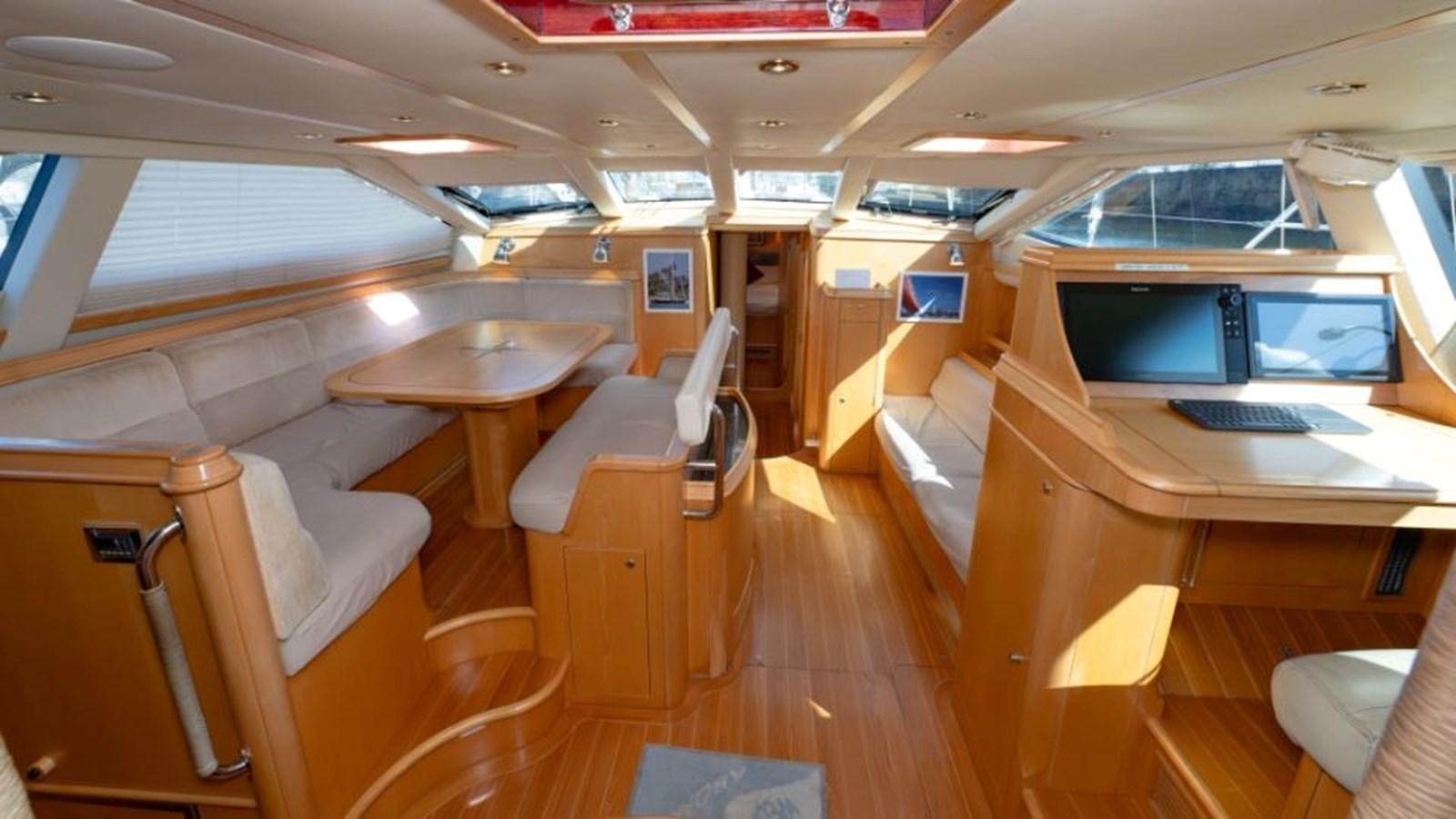 inside of a boat aboard SAPPHIRE II OF LONDON Yacht for Sale