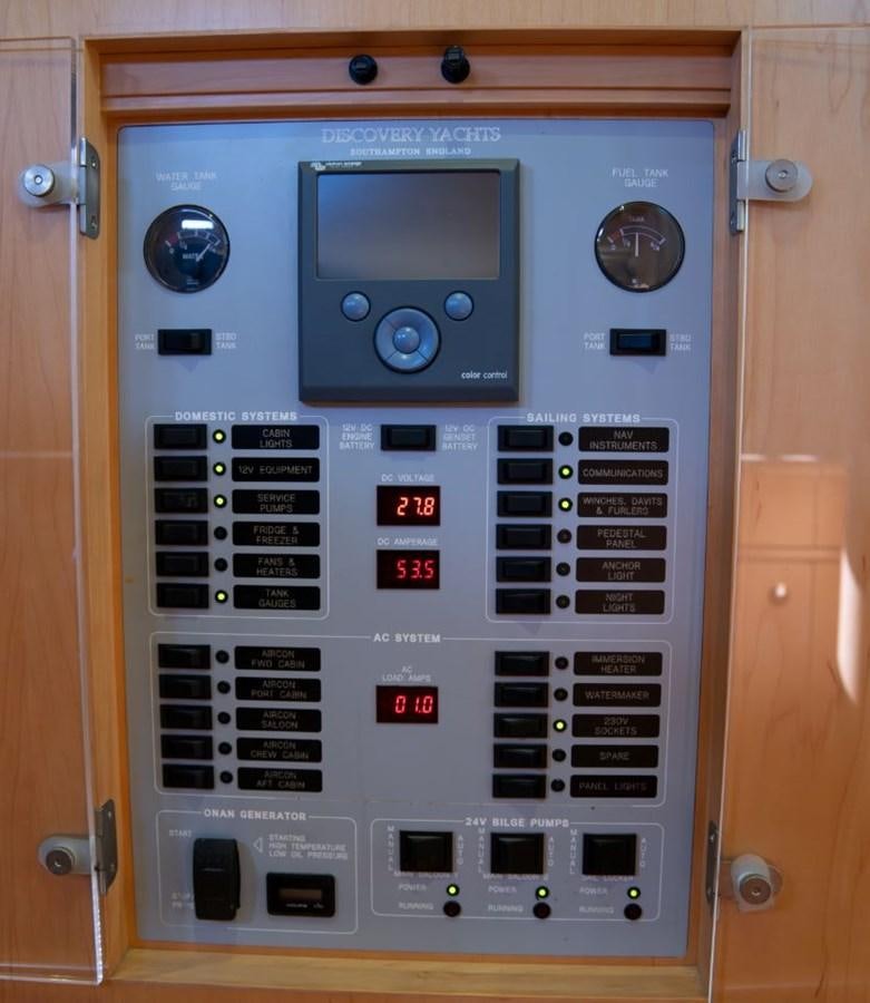 a machine with buttons aboard SAPPHIRE II OF LONDON Yacht for Sale