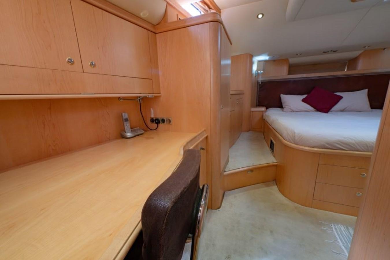 a room with bunk beds aboard SAPPHIRE II OF LONDON Yacht for Sale