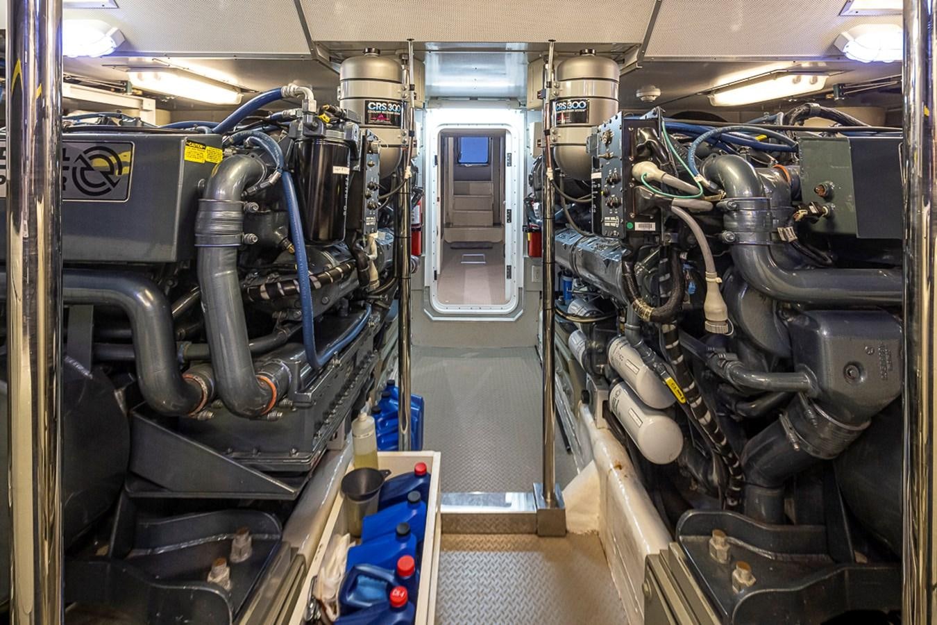 a large room with a machine aboard SEA SPUR Yacht for Sale