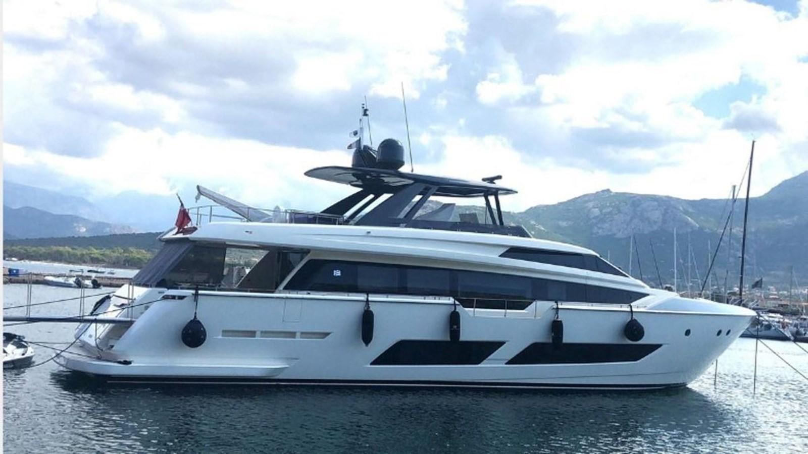 a yacht on the water aboard NUMERO 5 Yacht for Sale