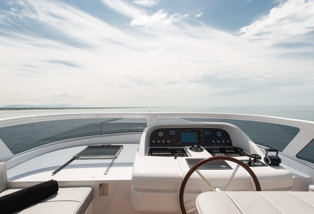 the inside of a car aboard MIREDO Yacht for Sale