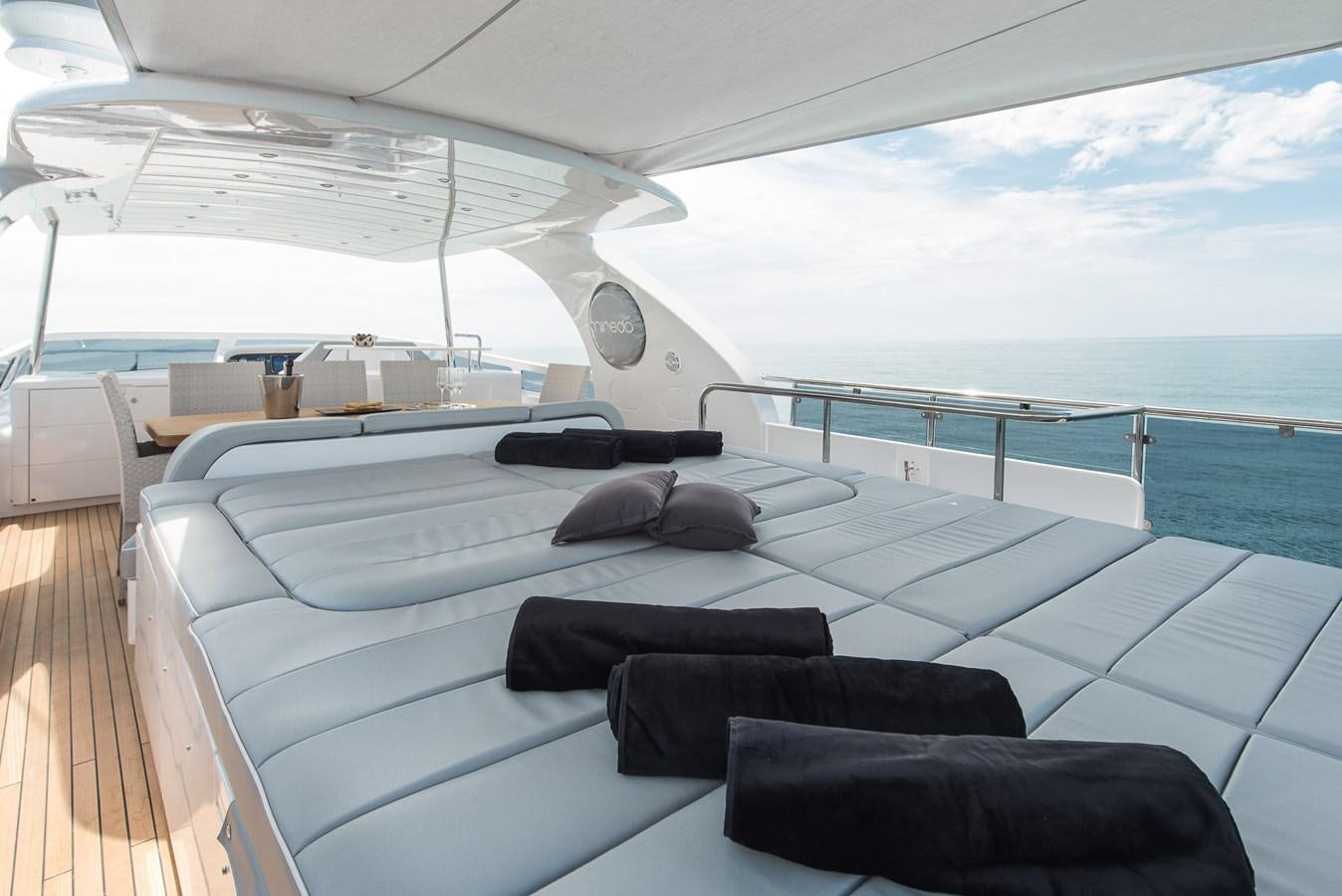 inside of a plane aboard MIREDO Yacht for Sale