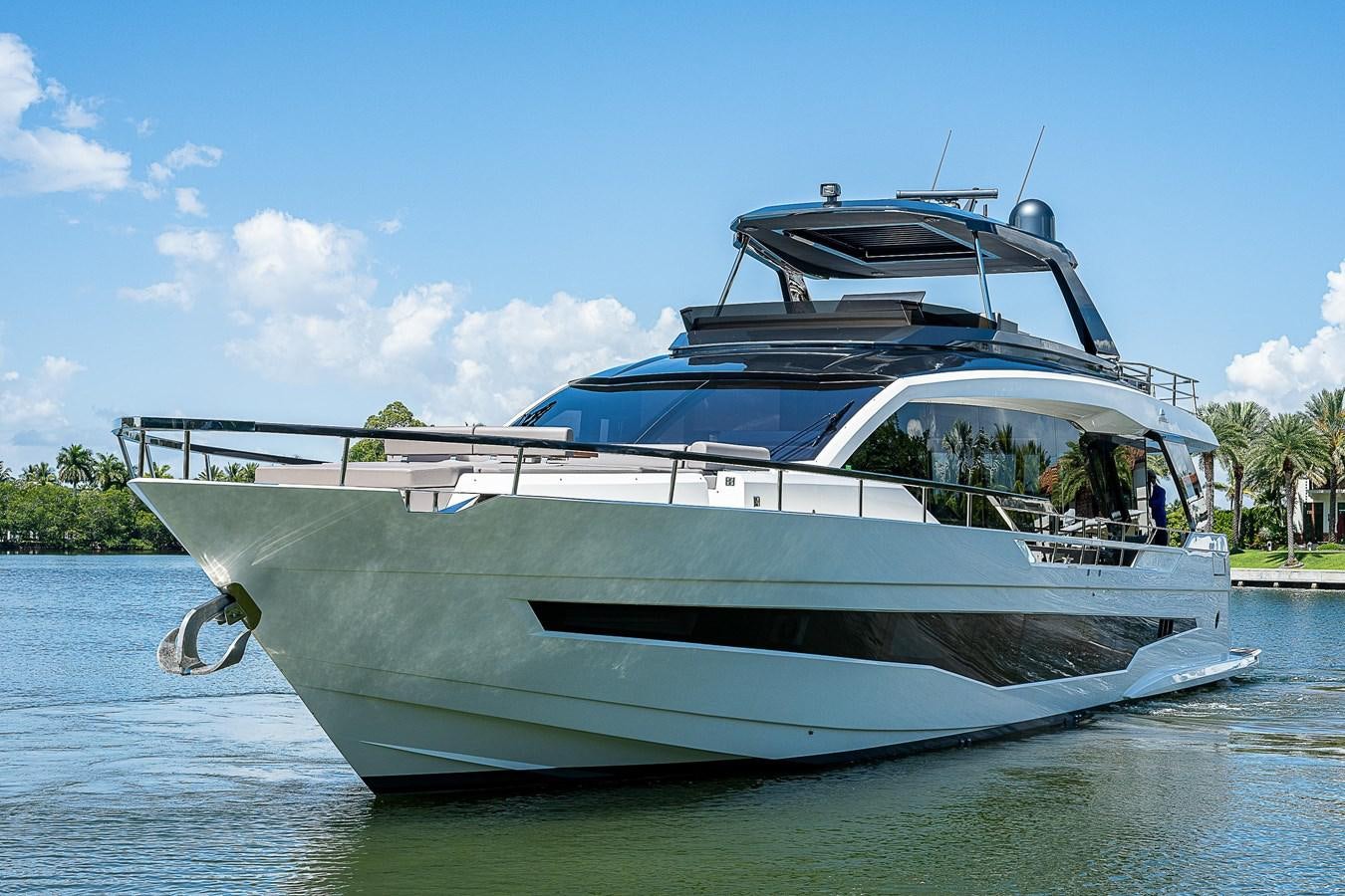 a boat on the water aboard SO SO NICE Yacht for Sale