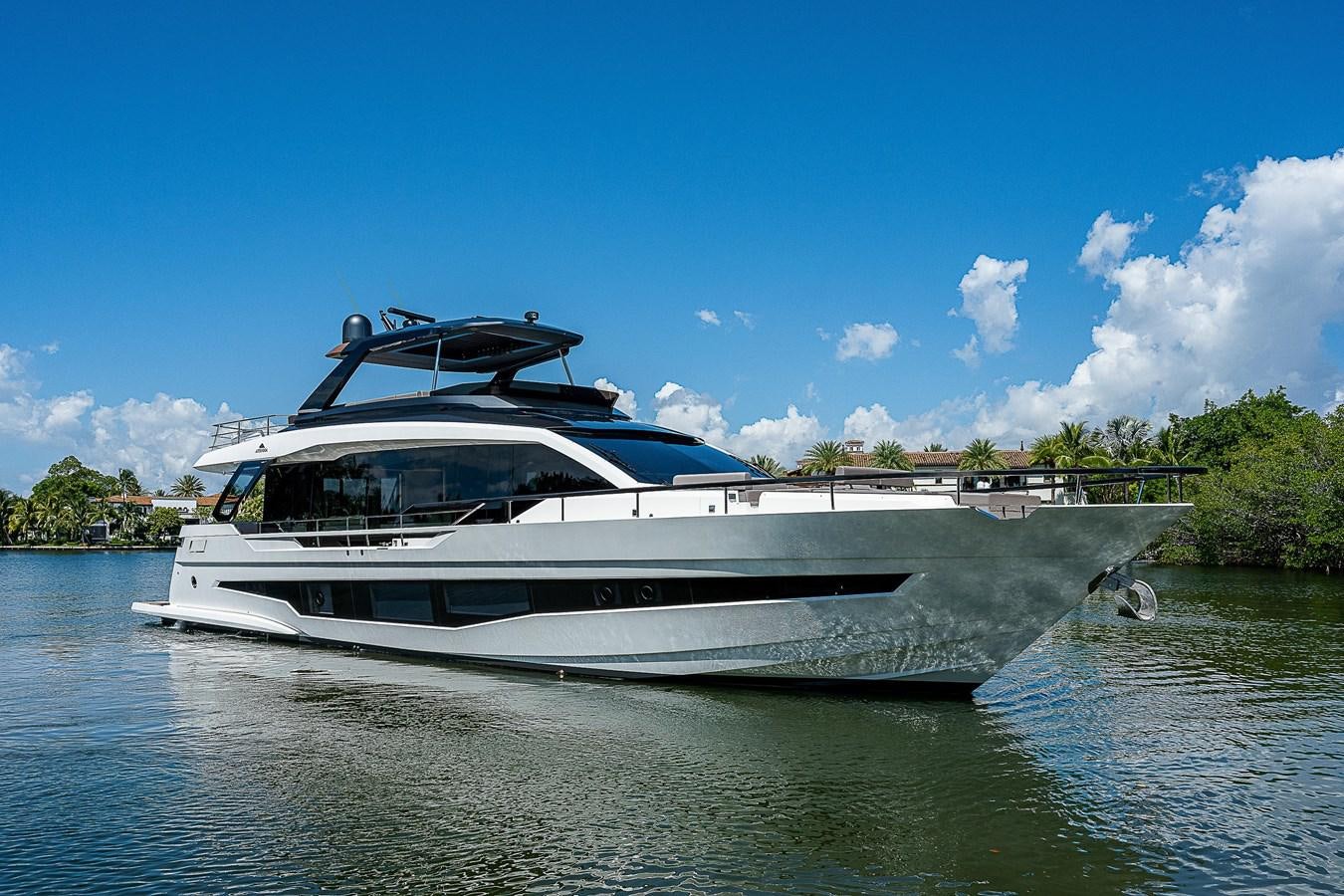 a boat on the water aboard SO SO NICE Yacht for Sale