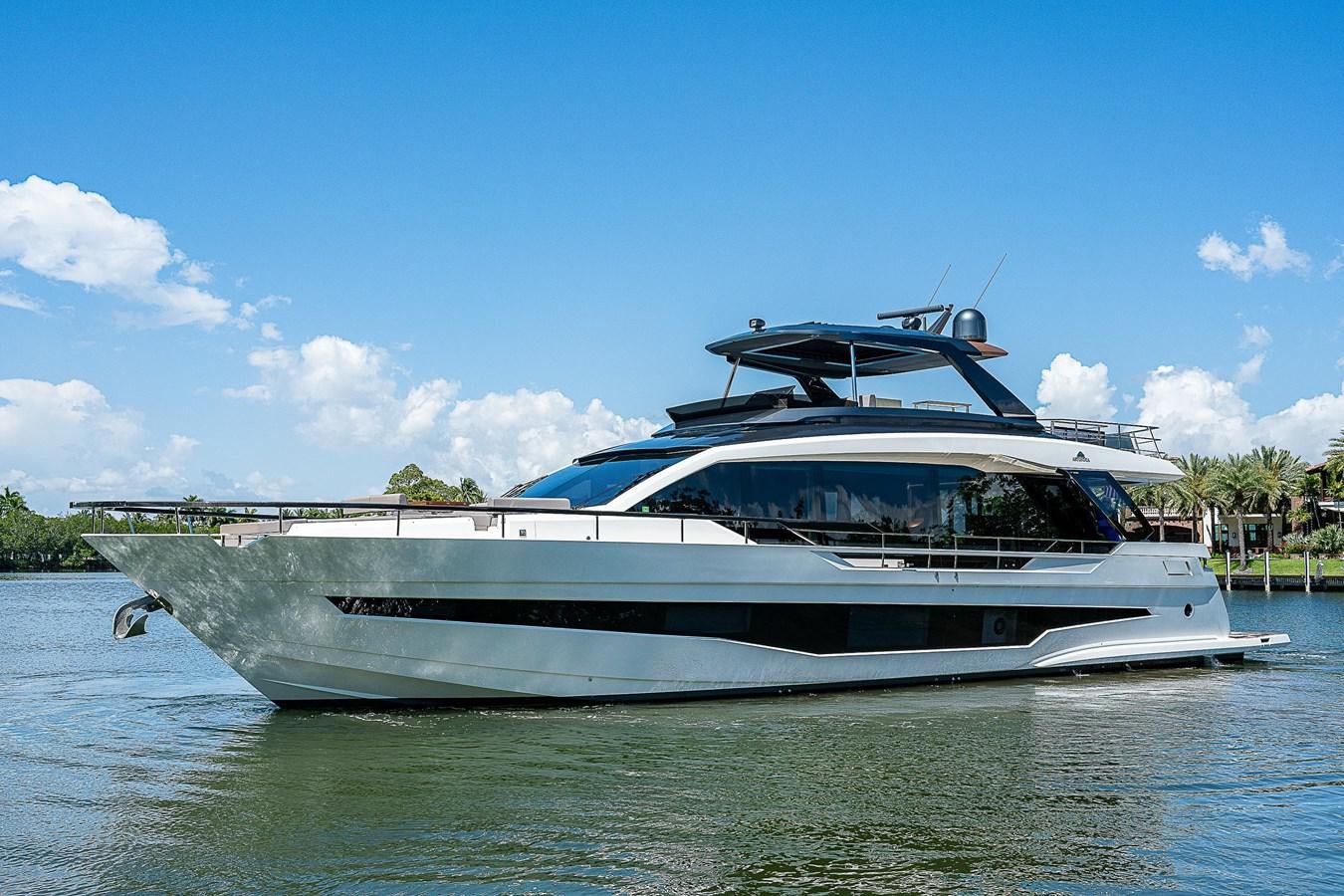 a boat on the water aboard SO SO NICE Yacht for Sale