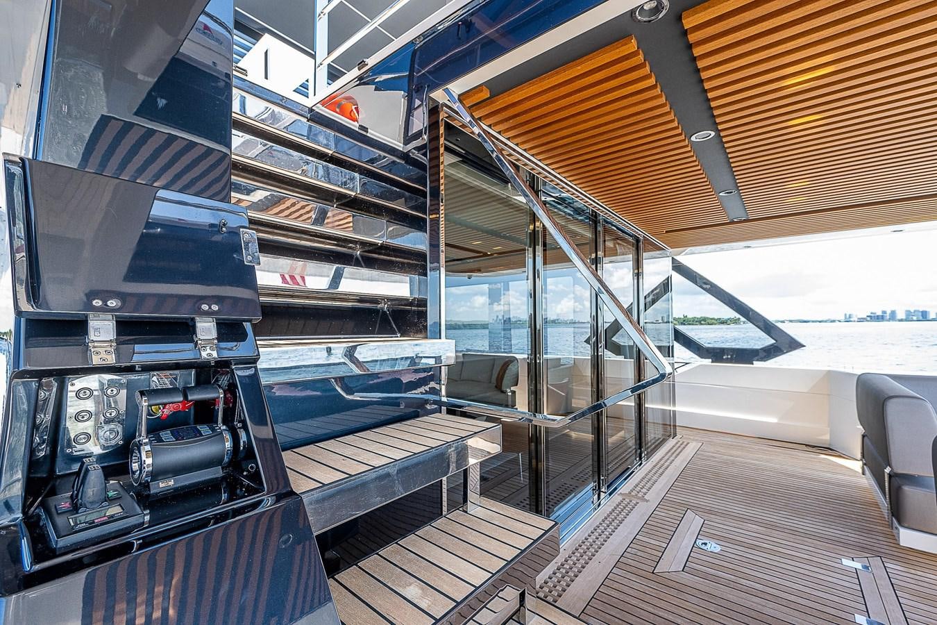 inside view of a building aboard SO SO NICE Yacht for Sale