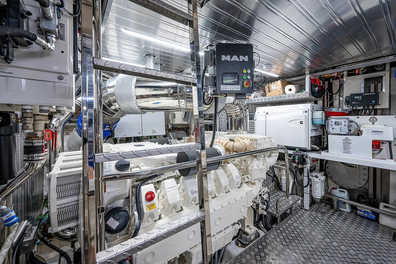 a factory with many machines aboard SO SO NICE Yacht for Sale