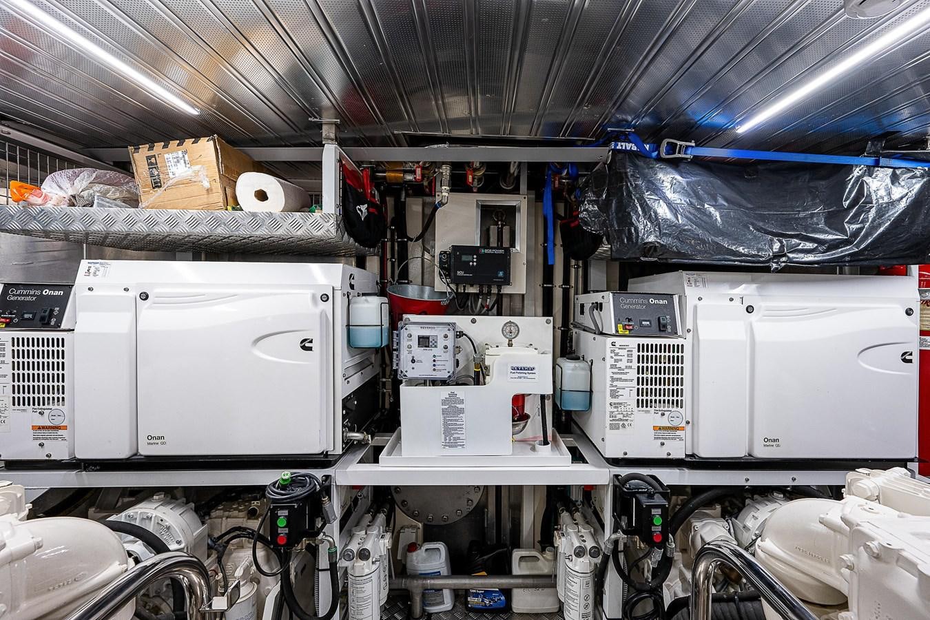 a room with machines and equipment aboard SO SO NICE Yacht for Sale