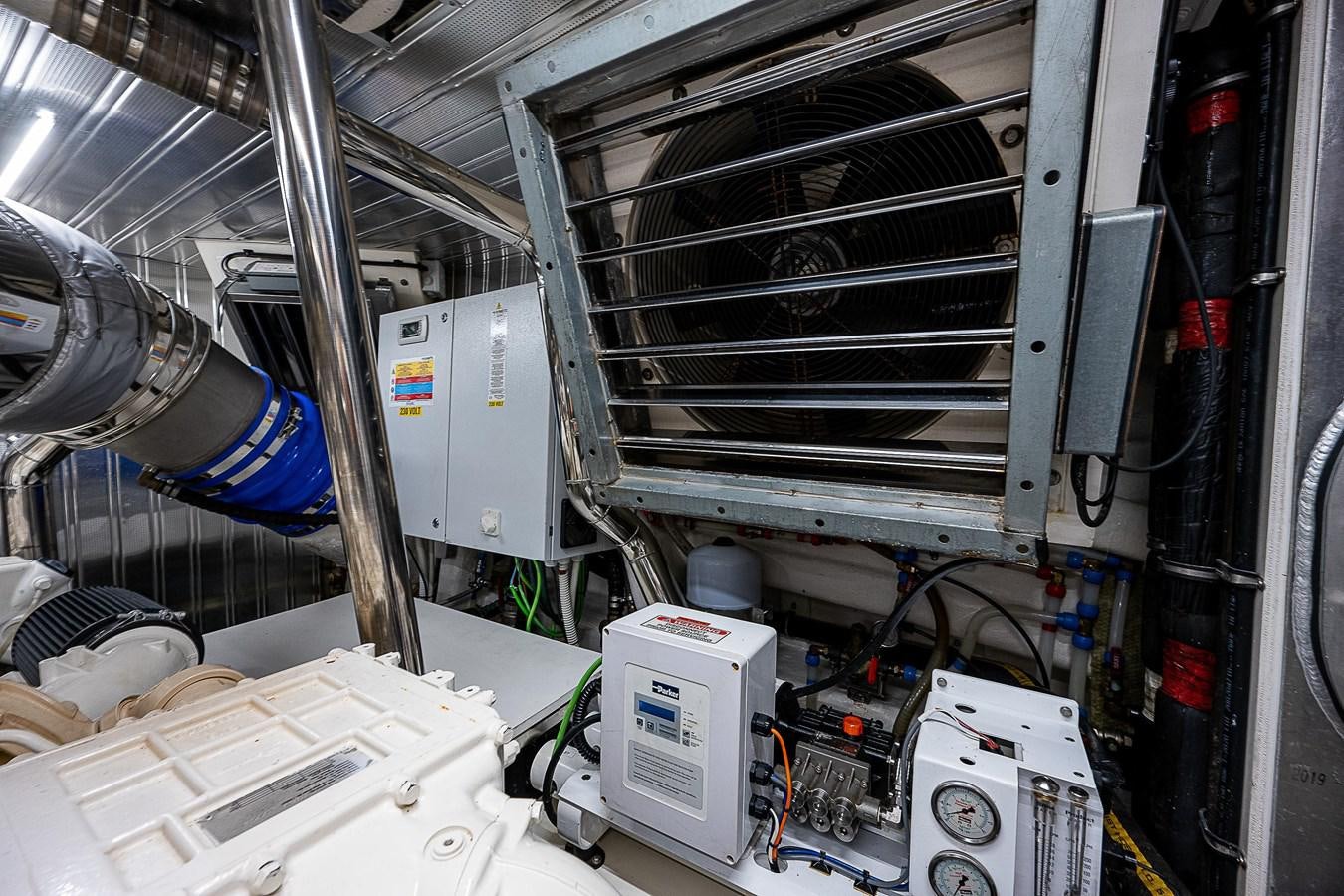 a close-up of a machine aboard SO SO NICE Yacht for Sale