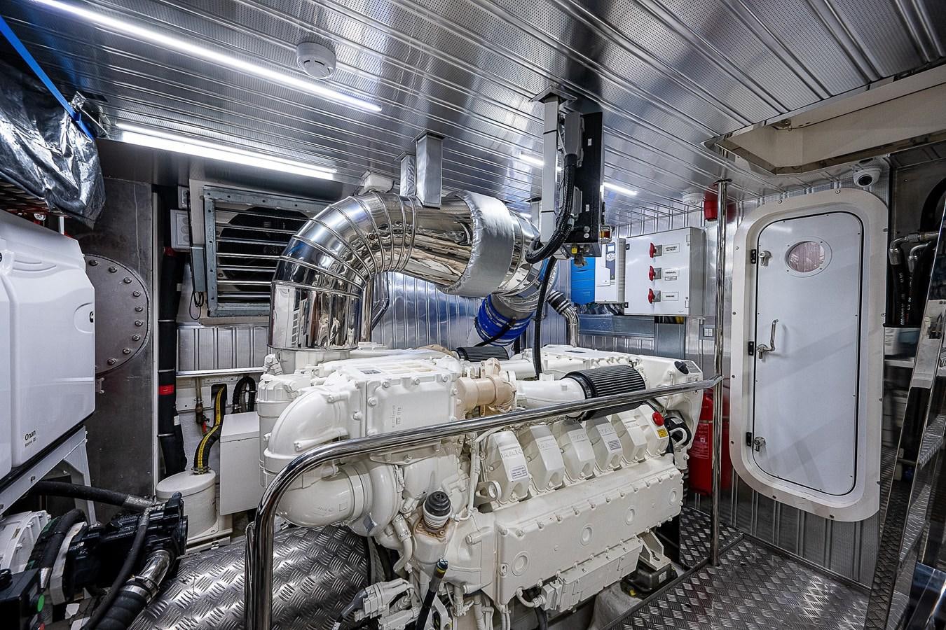 a machine inside a room aboard SO SO NICE Yacht for Sale