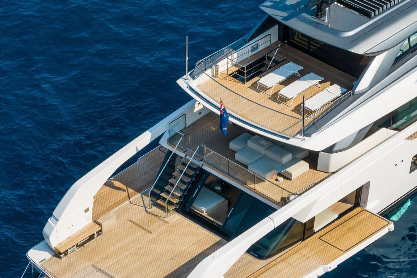 a large ship on the water aboard AMI Yacht for Sale