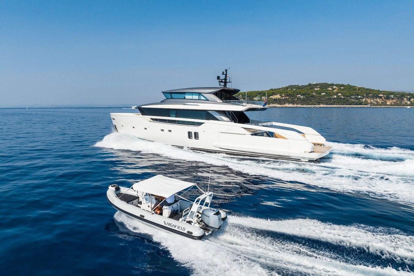 a boat on the water aboard AMI Yacht for Sale