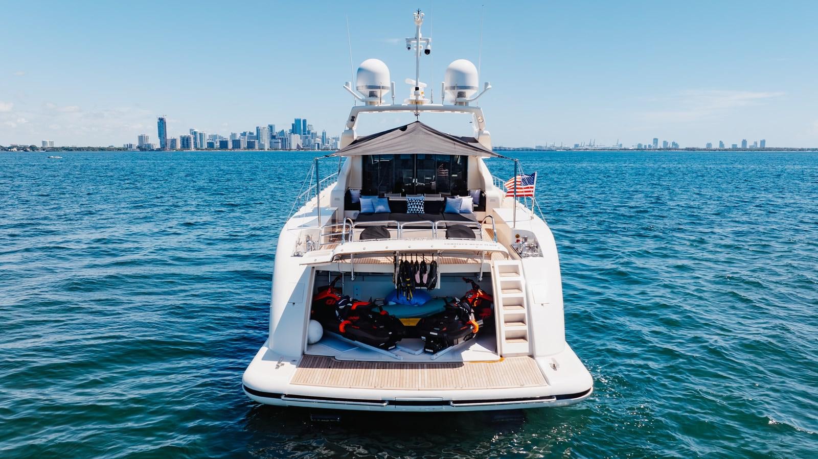 a boat in the water aboard VENTURE Yacht for Sale