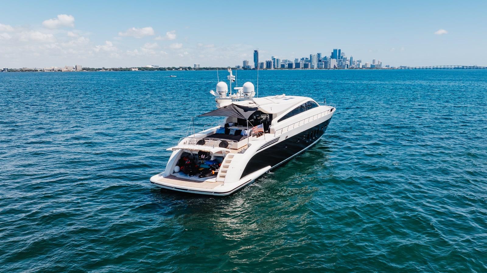 a boat in the water aboard VENTURE Yacht for Sale