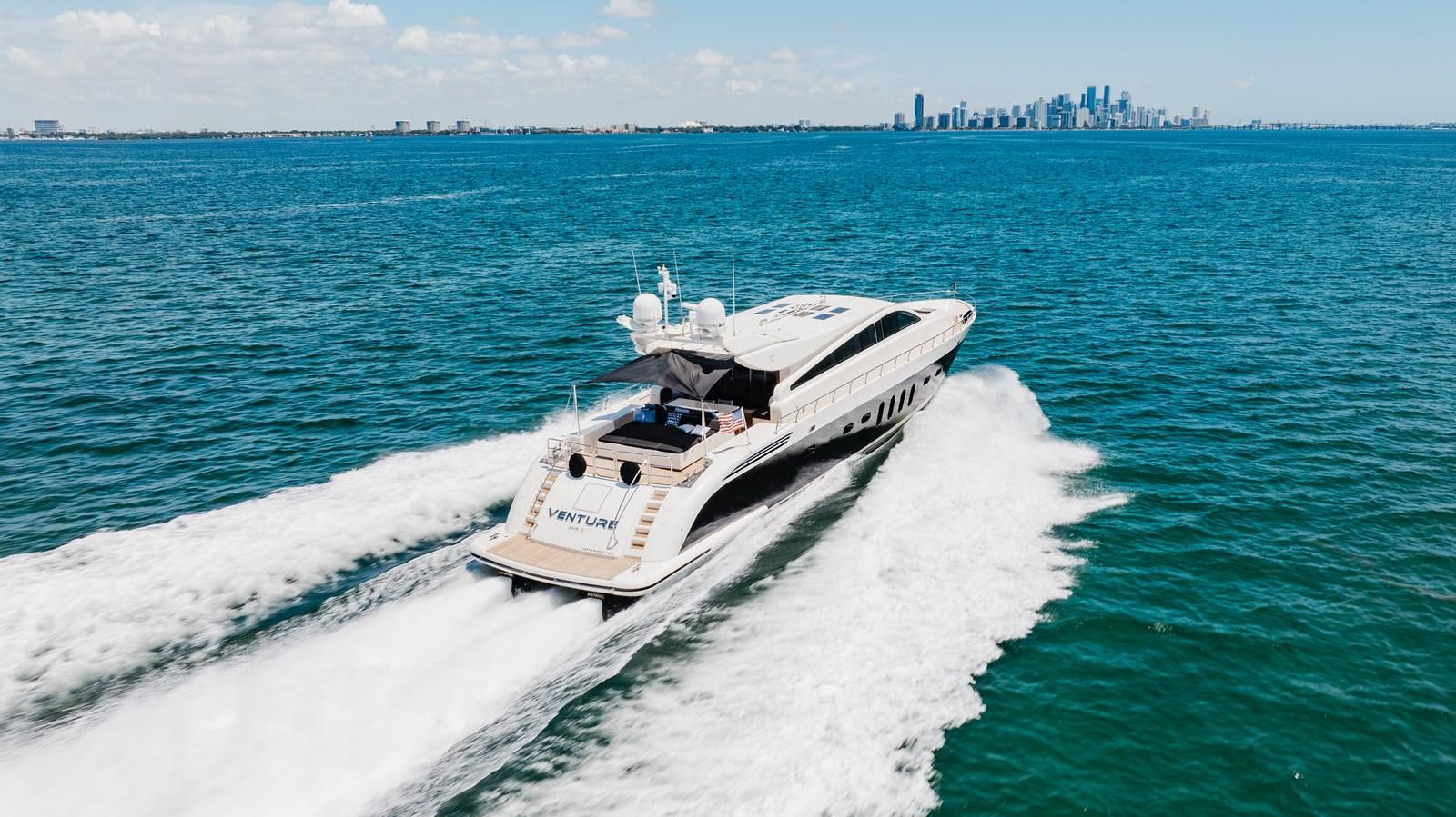 a boat on the water aboard VENTURE Yacht for Sale