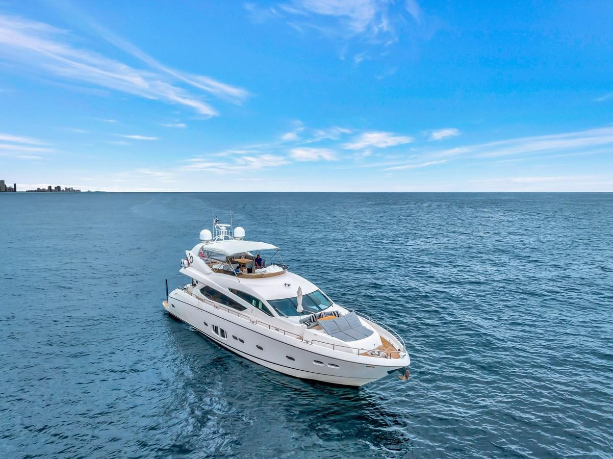 a boat in the water aboard QUATTRO Yacht for Sale