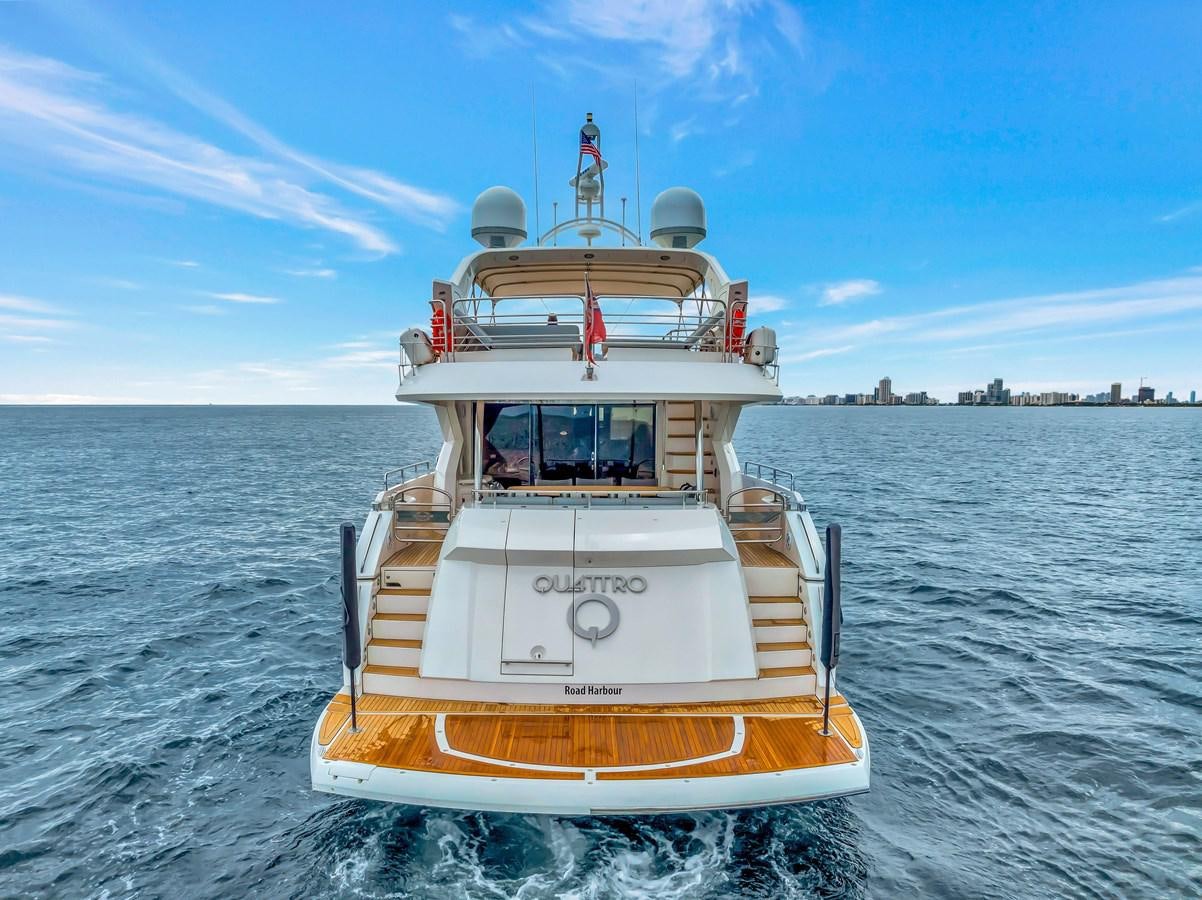 a ship in the water aboard QUATTRO Yacht for Sale