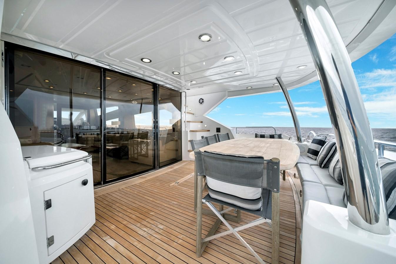 inside of a boat aboard QUATTRO Yacht for Sale