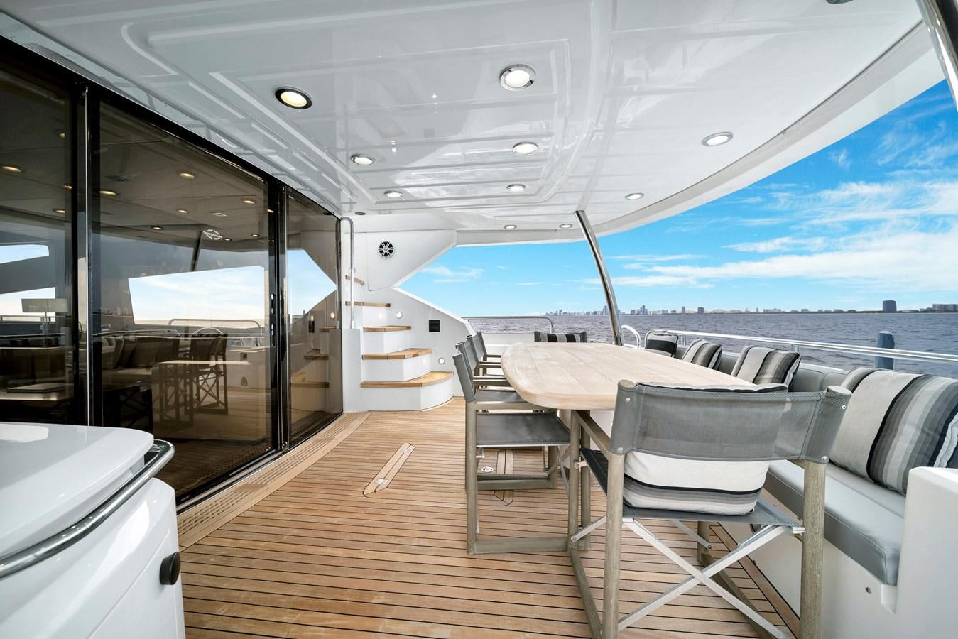 inside of a boat aboard QUATTRO Yacht for Sale