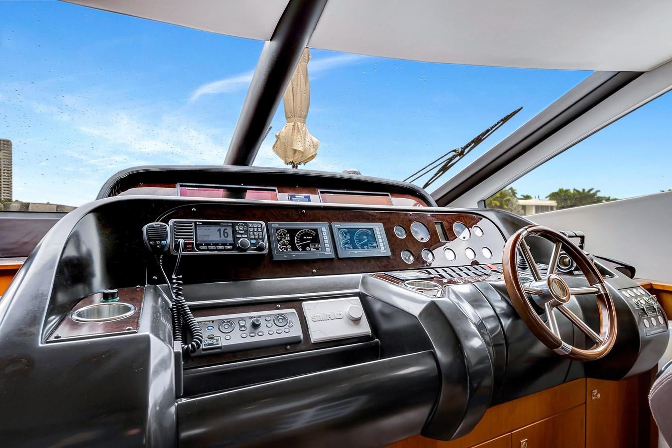 the interior of a car aboard QUATTRO Yacht for Sale