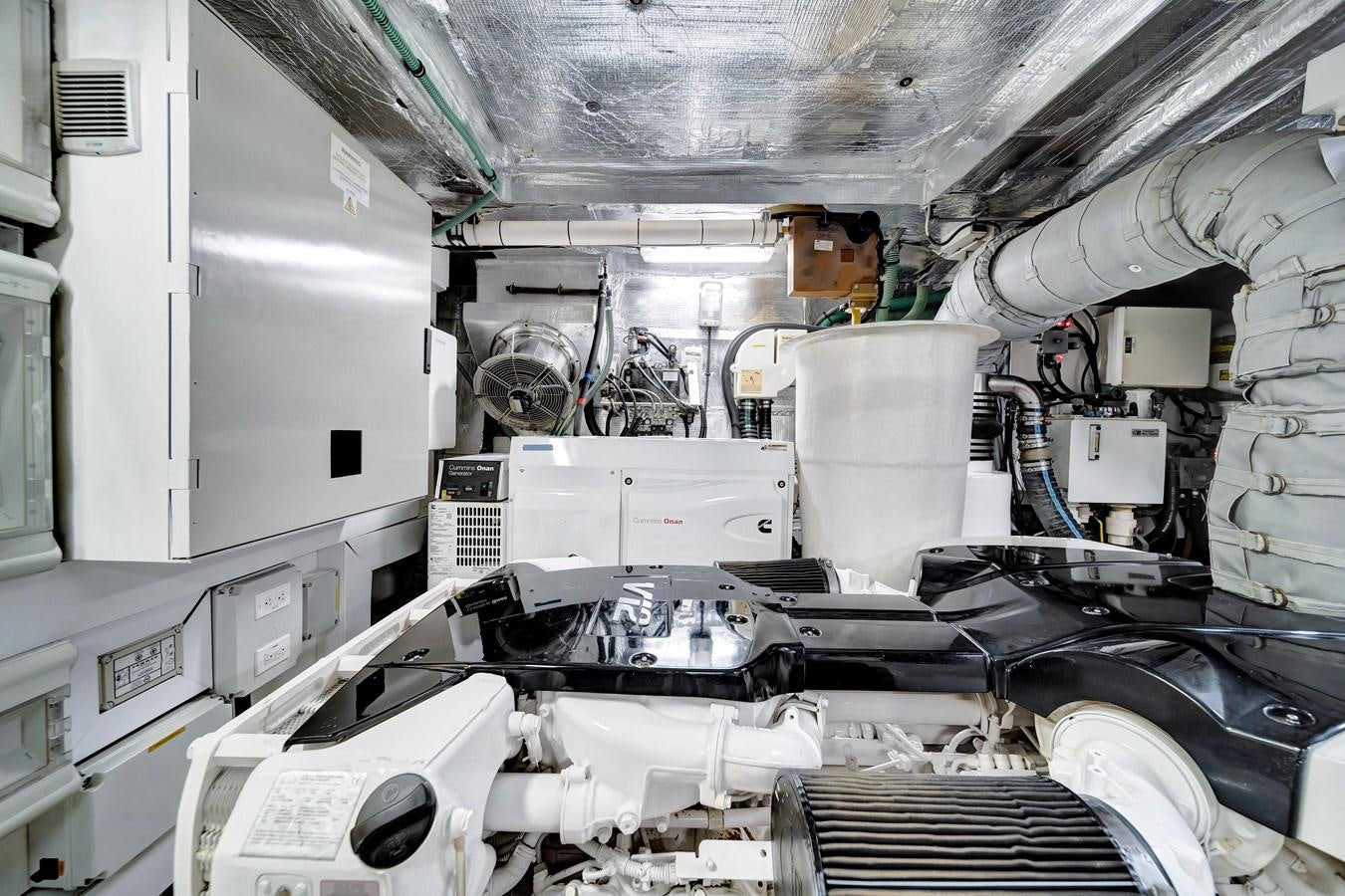 a room with a lot of machinery aboard QUATTRO Yacht for Sale