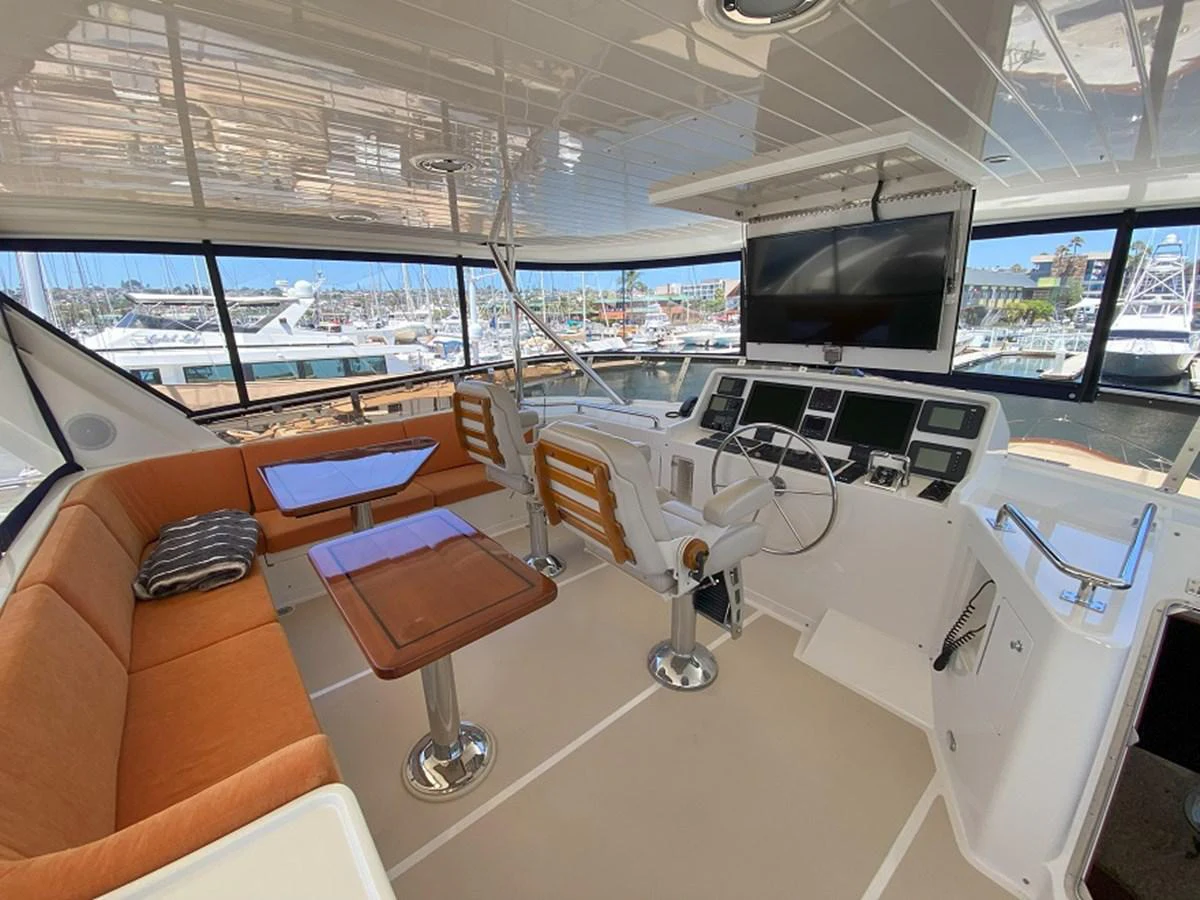 inside of a boat aboard TEMPUS FUGIT II Yacht for Sale