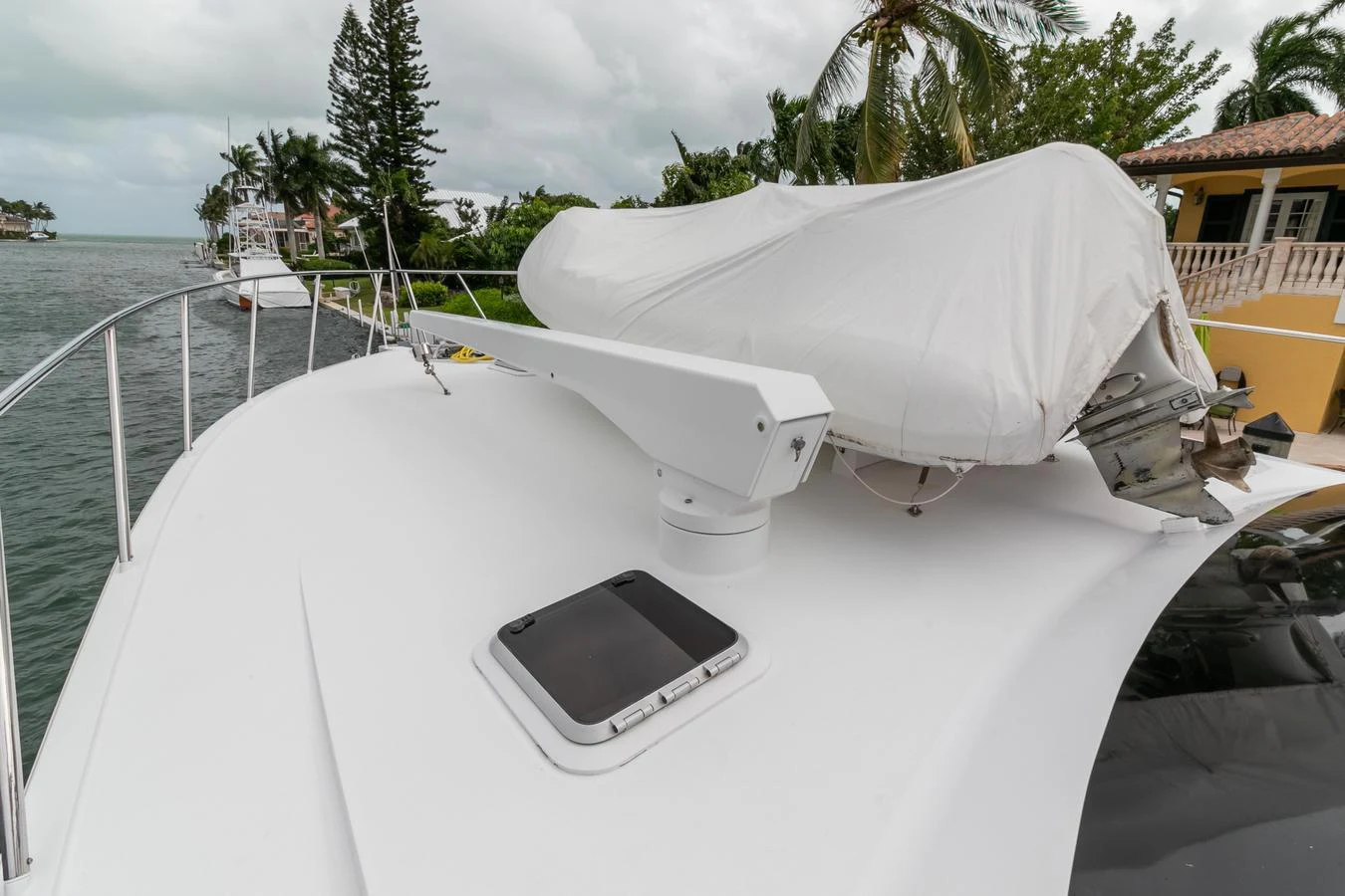 a white device on a boat aboard CHAIRMAN Yacht for Sale