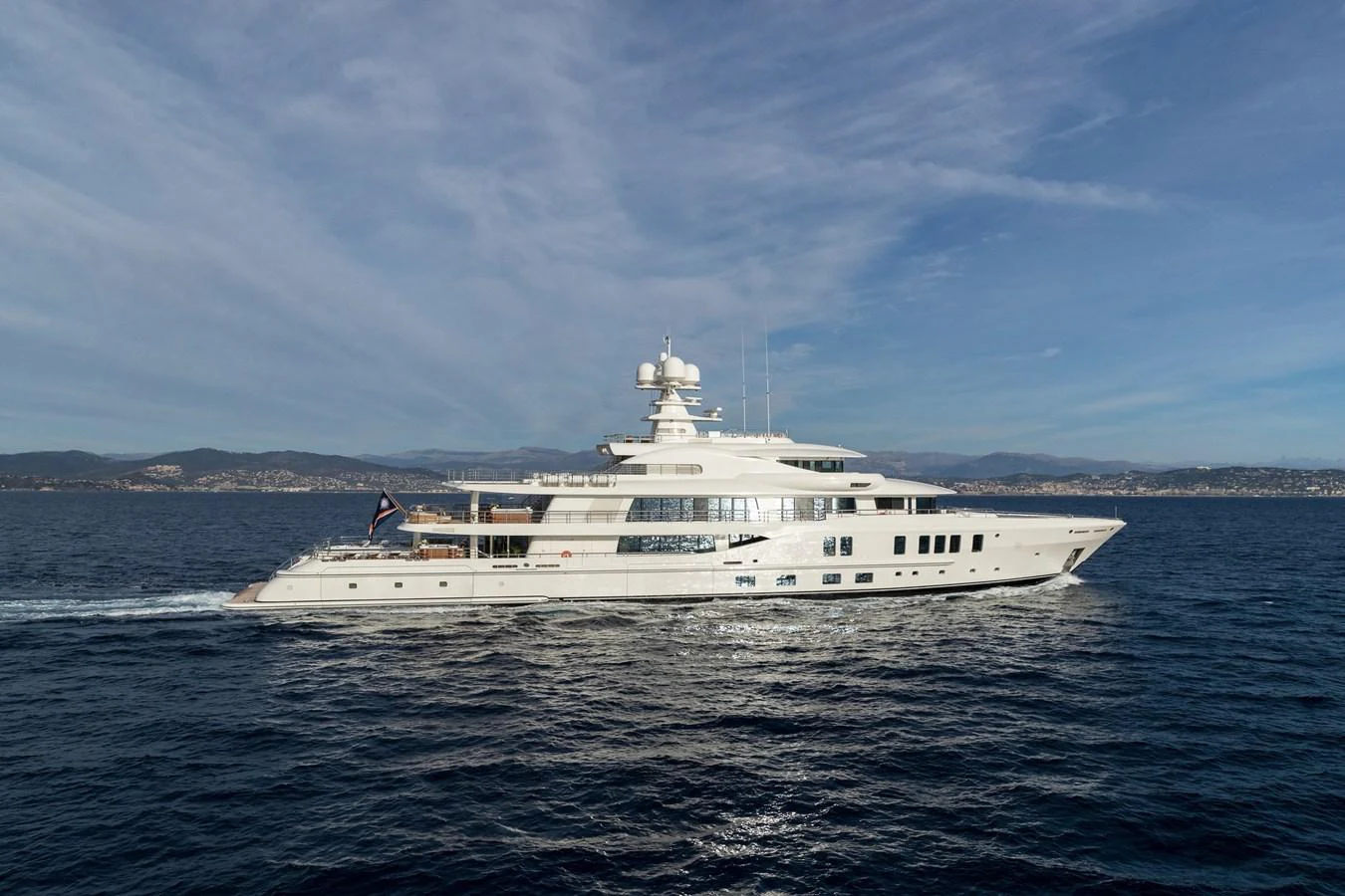 a boat on the water aboard NEW SECRET Yacht for Sale