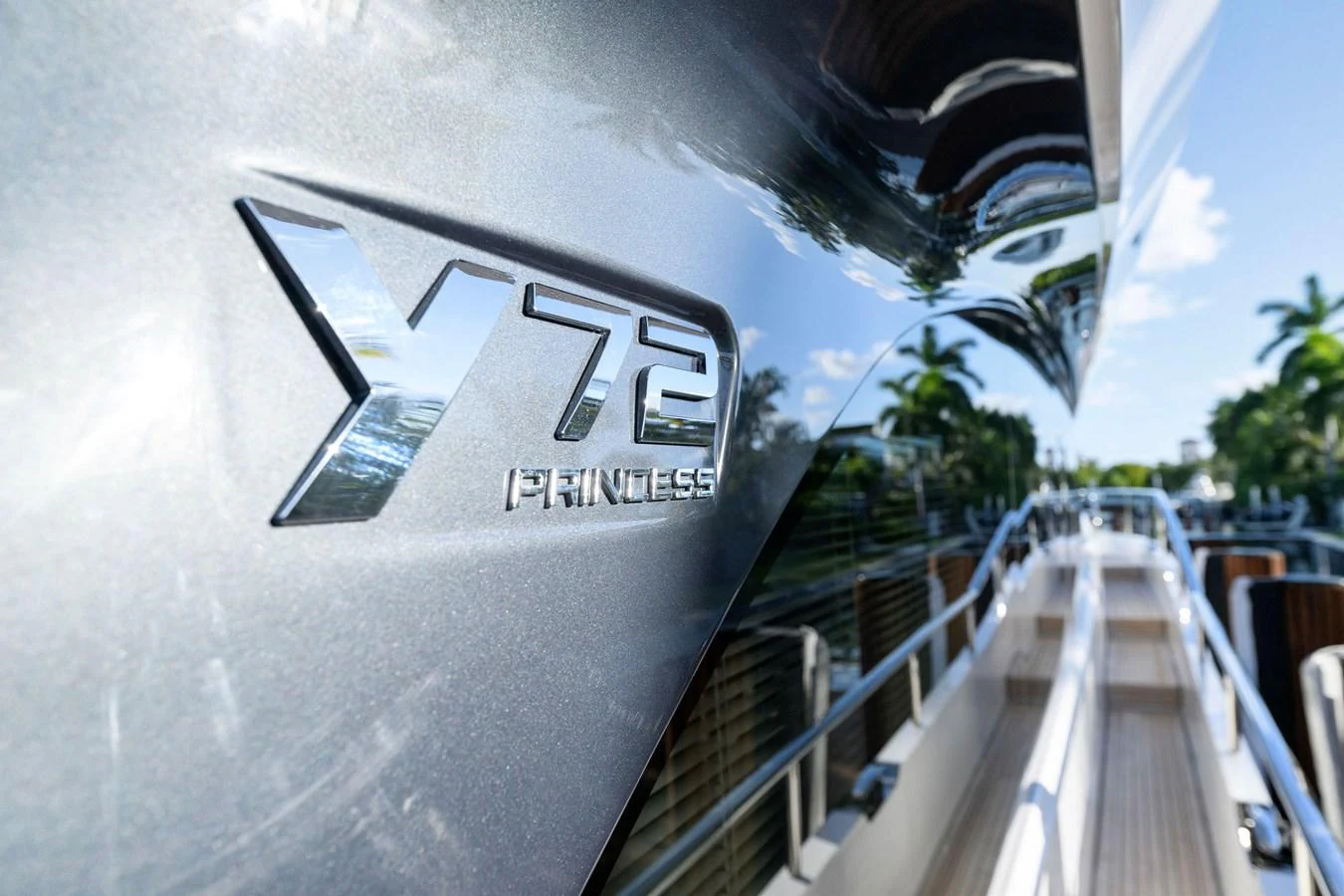 a close-up of a car aboard ELIZABETH Yacht for Sale