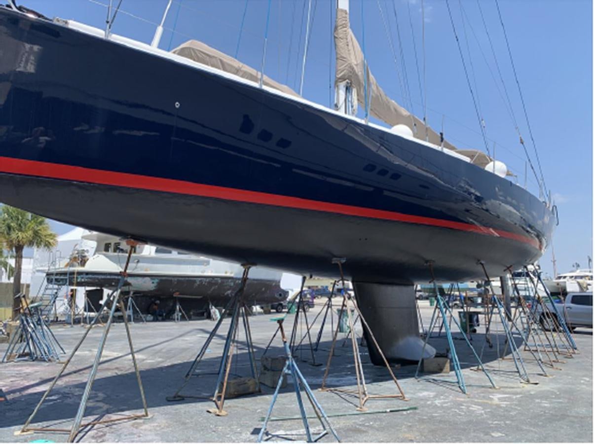 a boat on a beach aboard FORTUNATO Yacht for Sale