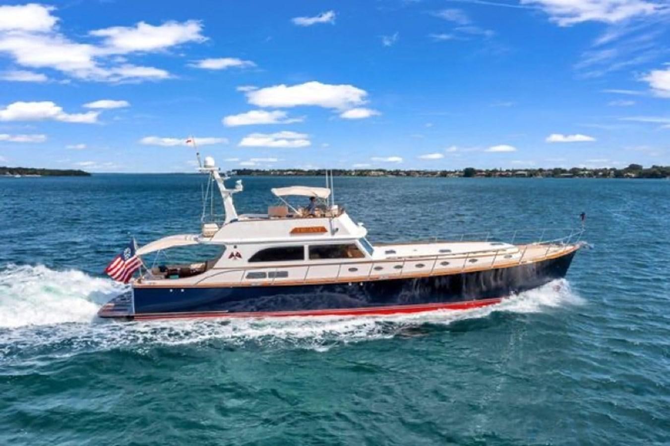 a boat on the water aboard TRUANT Yacht for Sale
