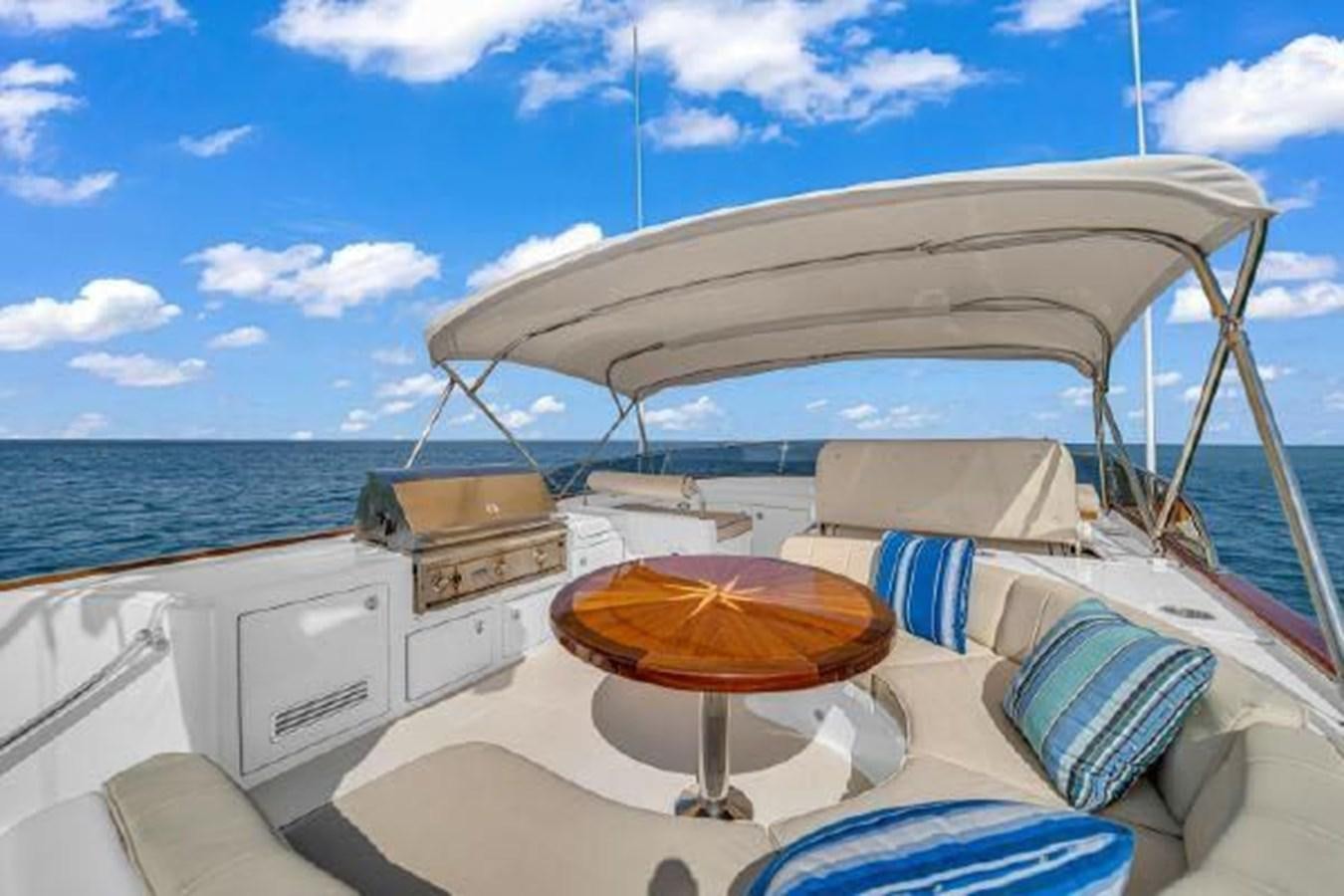 a boat on a water body aboard TRUANT Yacht for Sale