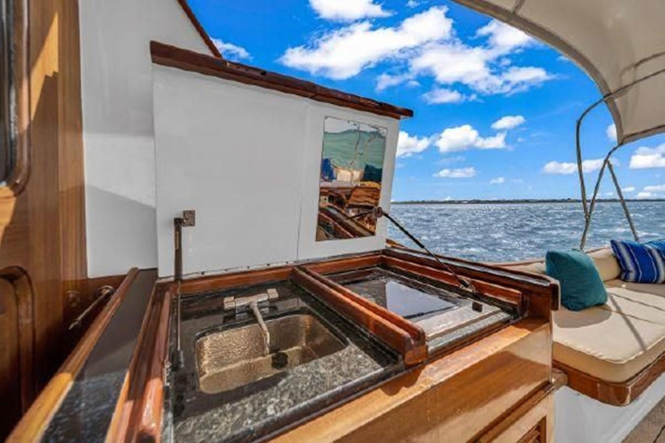 a boat on the water aboard TRUANT Yacht for Sale