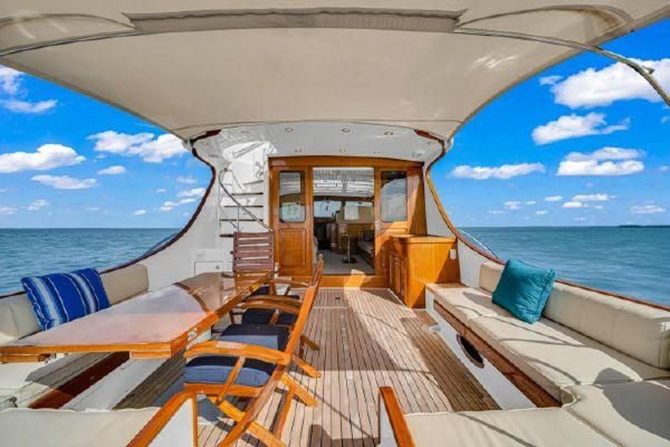 a boat on the water aboard TRUANT Yacht for Sale