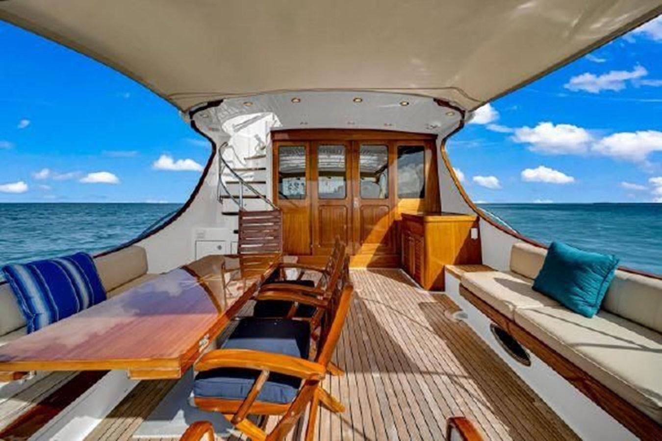 a boat on the water aboard TRUANT Yacht for Sale