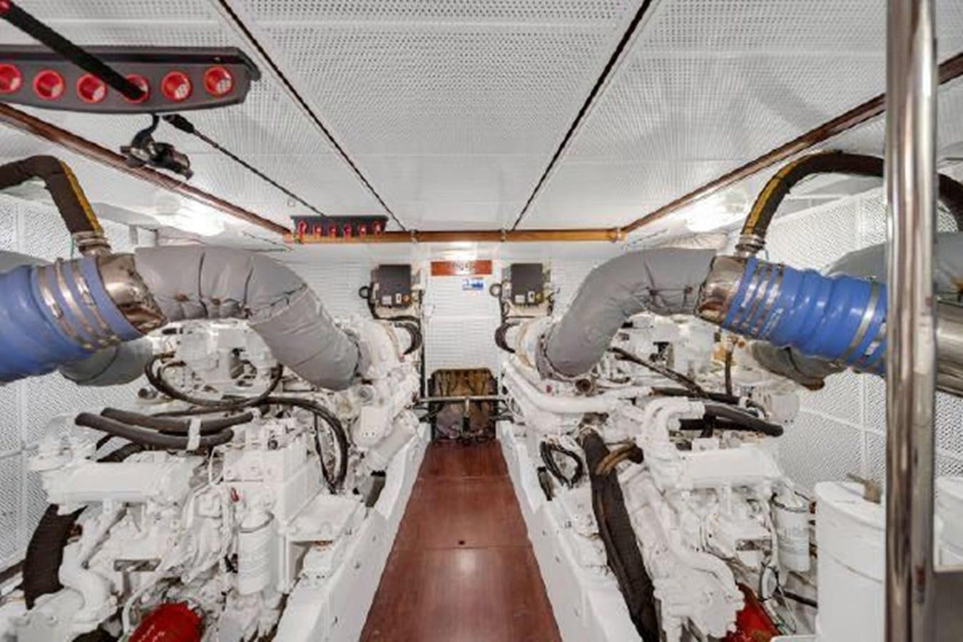 a room with a large group of tanks in it aboard TRUANT Yacht for Sale