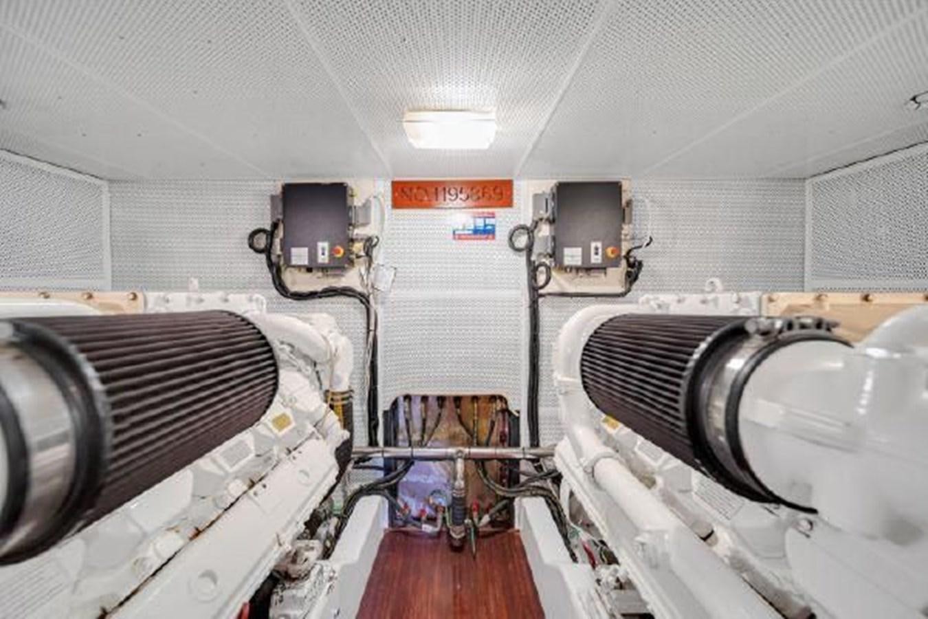 a room with machinery aboard TRUANT Yacht for Sale