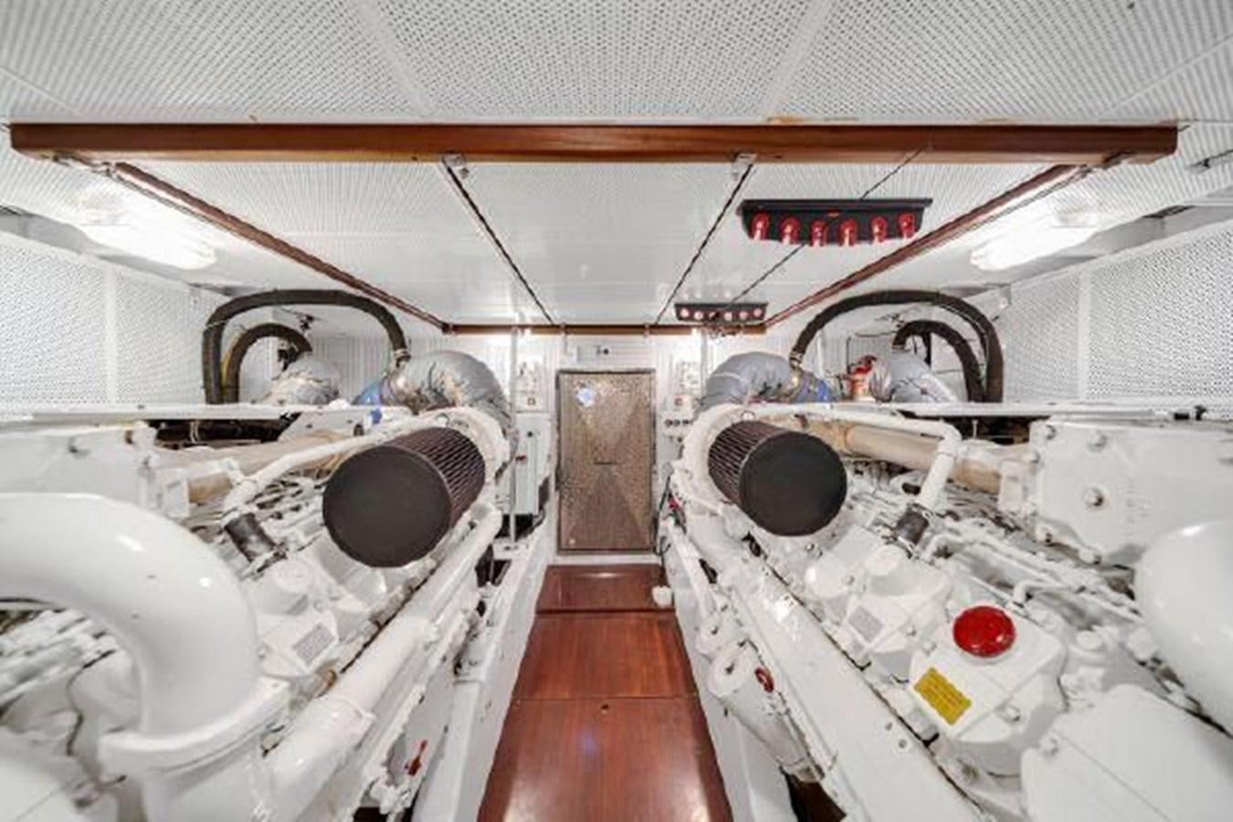 a room with white machines aboard TRUANT Yacht for Sale