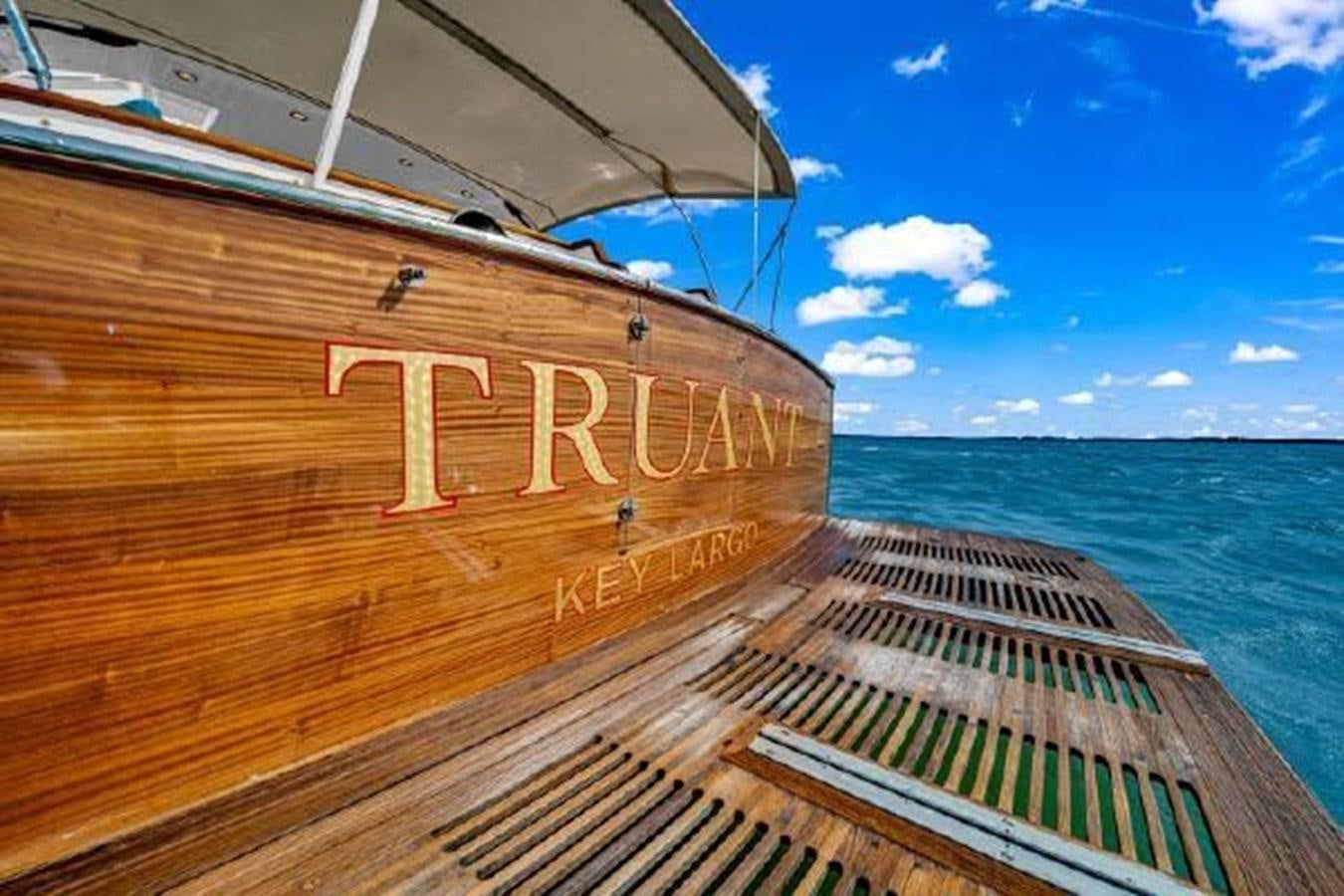a boat on the water aboard TRUANT Yacht for Sale