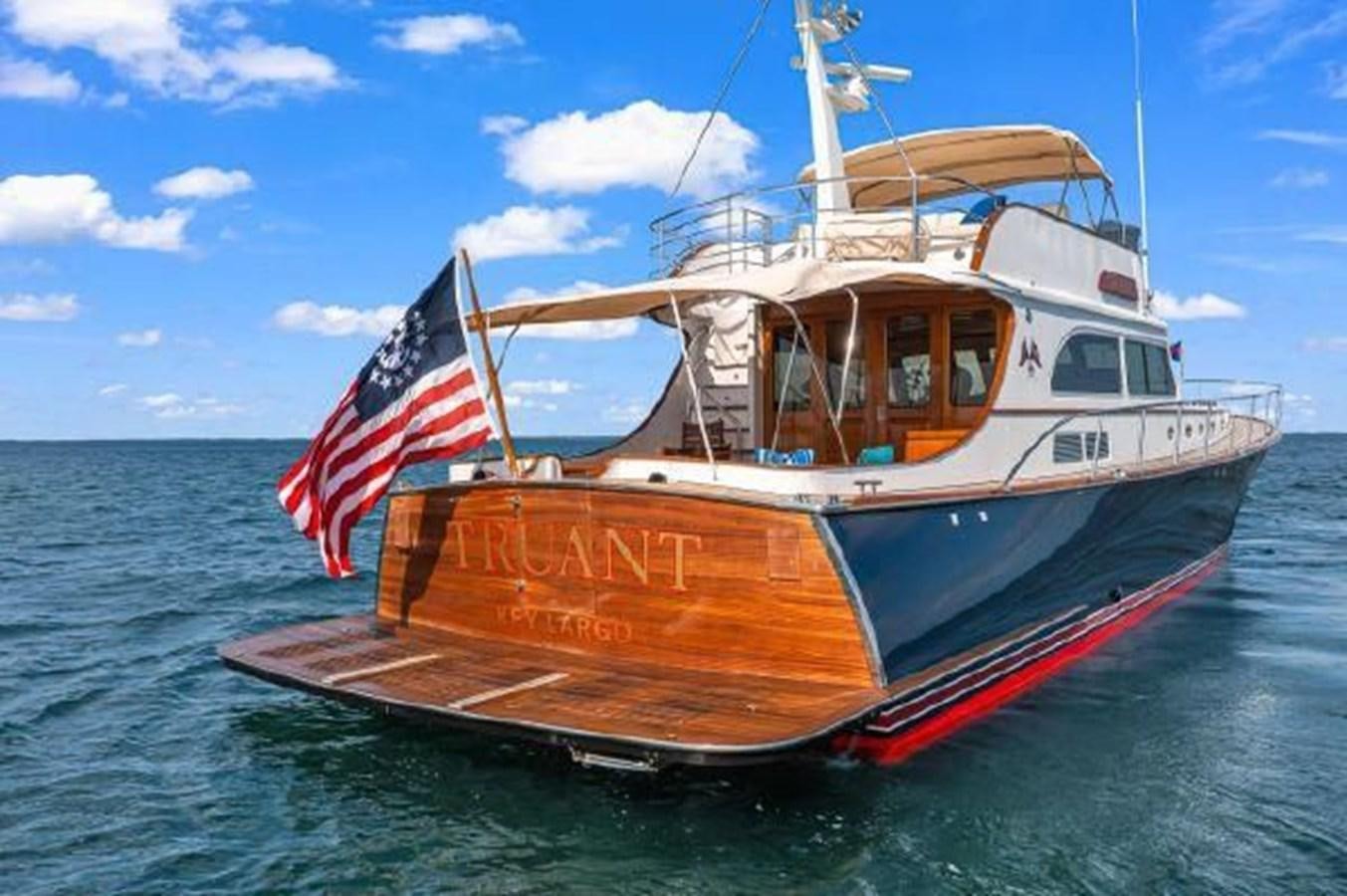 a boat on the water aboard TRUANT Yacht for Sale